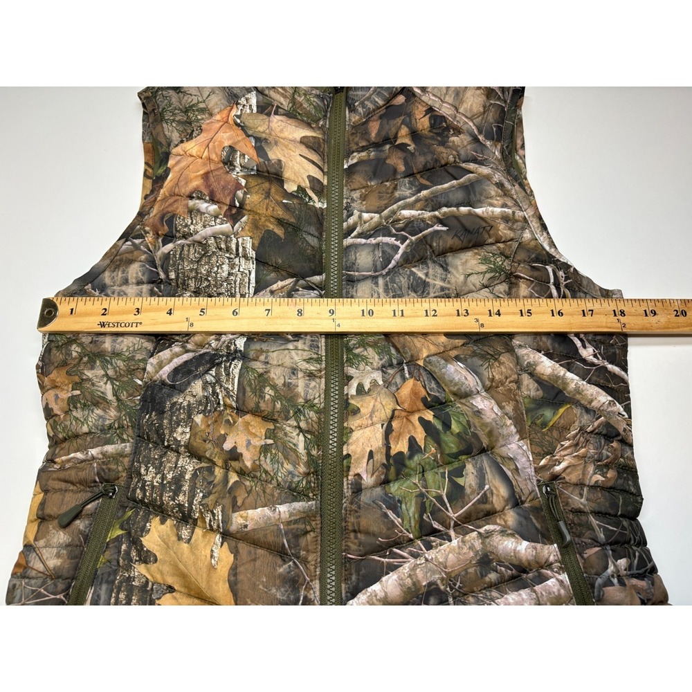 SHE Vest Womens S Green Camo Reversible Puffer Quilted Camouflage - Picture 10 of 12
